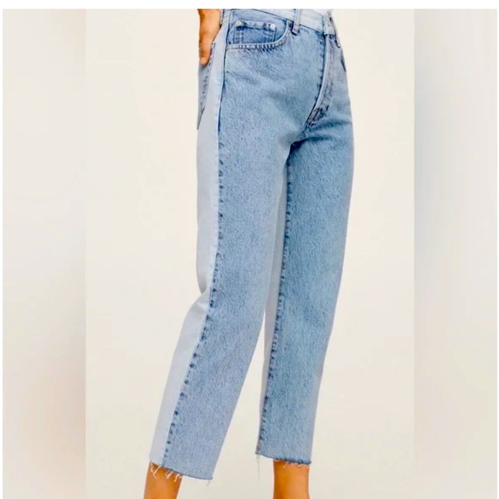 MANGO two tone jeans (barely ever used)